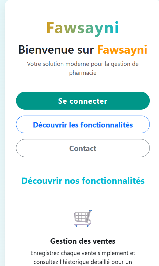 Gestion des Pharmacies